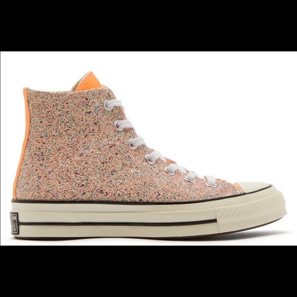 Converse X J.W. Anderson Glitter Hightop Shoes - Picture 3 of 15